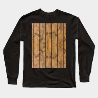 Wood planks pattern Long Sleeve T-Shirt